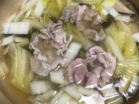 【男子節約】豚肉と白菜の簡単しゃぶしゃぶ